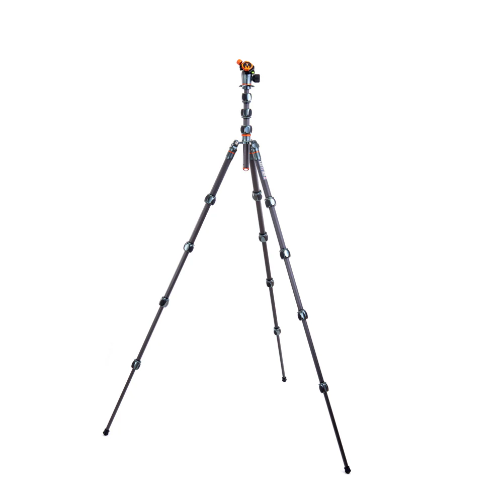 3-Legged Thing Albert 2.0 Carbon Fiber Tripod Kit with AirHed Pro and Three Detachable Legs (Gray) - Image 10