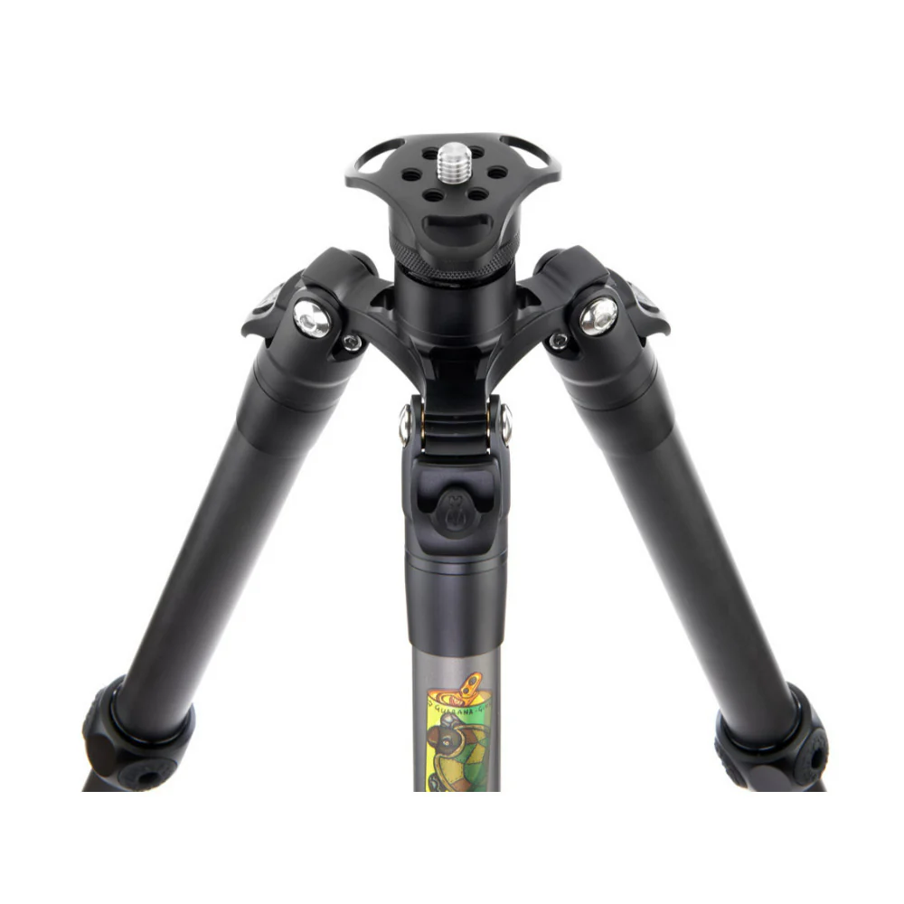3-Legged Thing Legends Bucky Carbon Fiber Tripod Kit with AirHed Vu and 3 Detachable Legs (Black) - Image 5