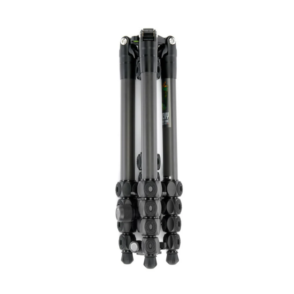 3-Legged Thing Legends Bucky Carbon Fiber Tripod Kit with AirHed Vu and 3 Detachable Legs (Black) - Image 6