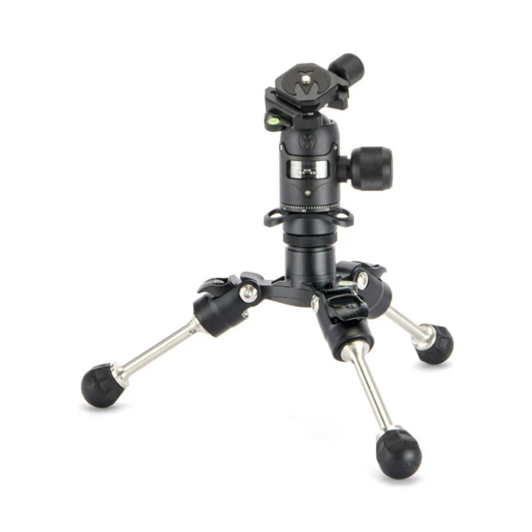 3-Legged Thing Legends Bucky Carbon Fiber Tripod Kit with AirHed Vu and 3 Detachable Legs (Black) - Image 8