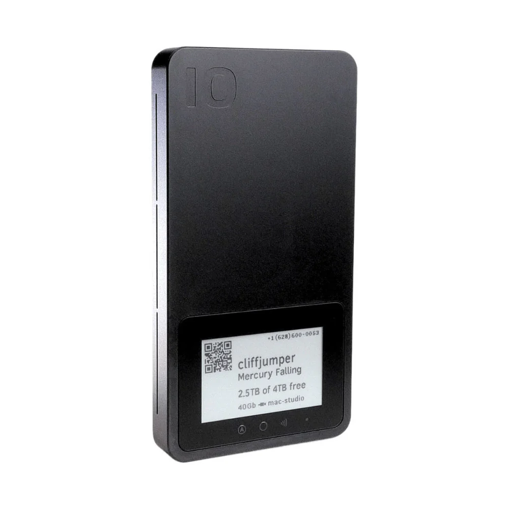iodyne 4TB Pro Mini Thunderbolt 4 External SSD Portable Drive (Dark Space Grey)