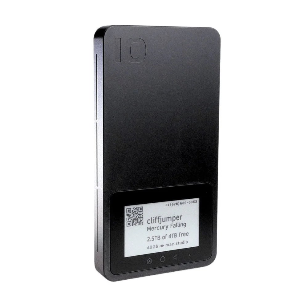 iodyne Pro Mini 8TB Thunderbolt 4 External SSD (Dark Space Grey)