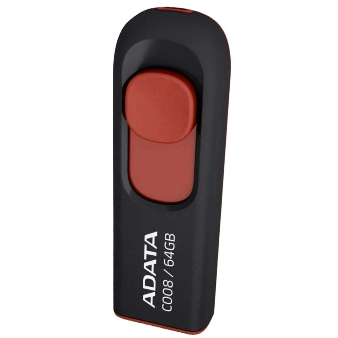 ADATA 64GB USB 2.0 Retractable Capless Flash Drive (Red) - Image 5