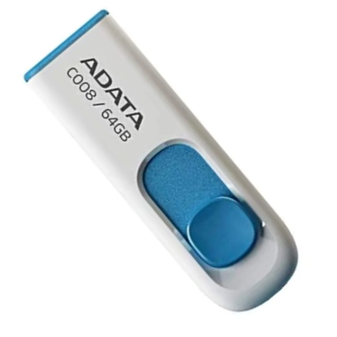 ADATA 64GB USB 2.0 Retractable Capless Flash Drive (Red) - Image 2