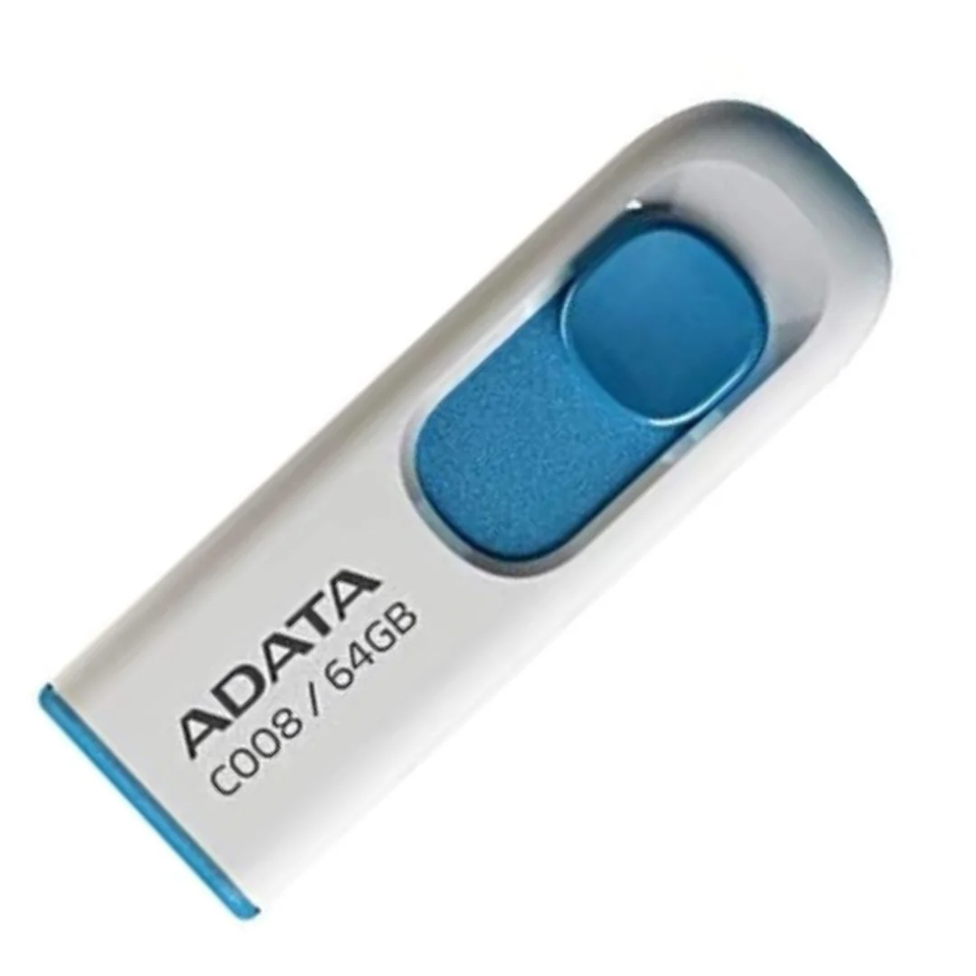 ADATA 64GB USB 2.0 Retractable Capless Flash Drive (Red) - Image 3