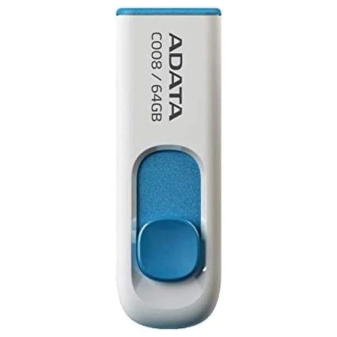 ADATA 64GB USB 2.0 Retractable Capless Flash Drive (Red) - Image 4