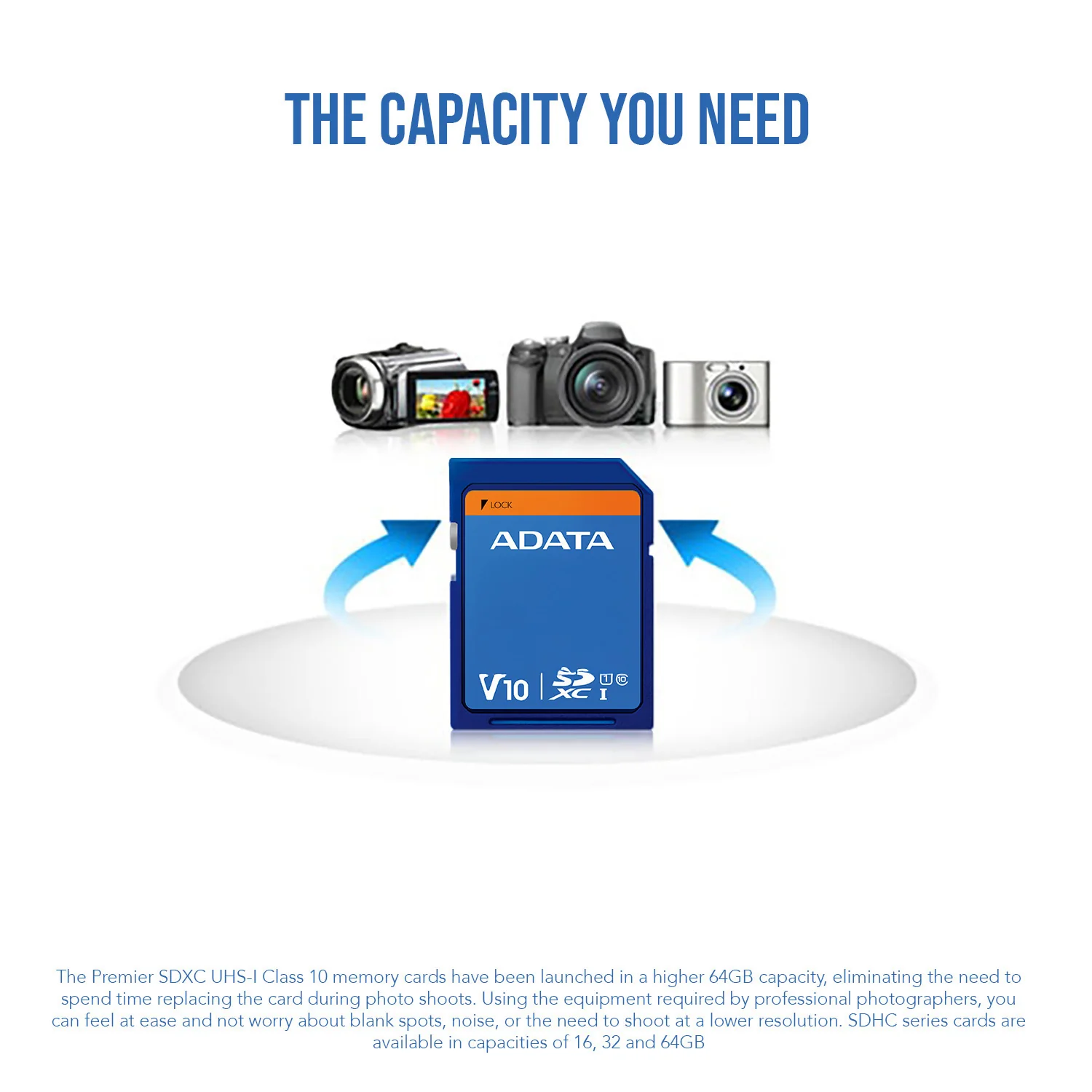ADATA Premier 32GB SDHC UHS-I U1 Waterproof Shockproof Anti-Static Memory Card (10-Pack) Bundle - Image 6