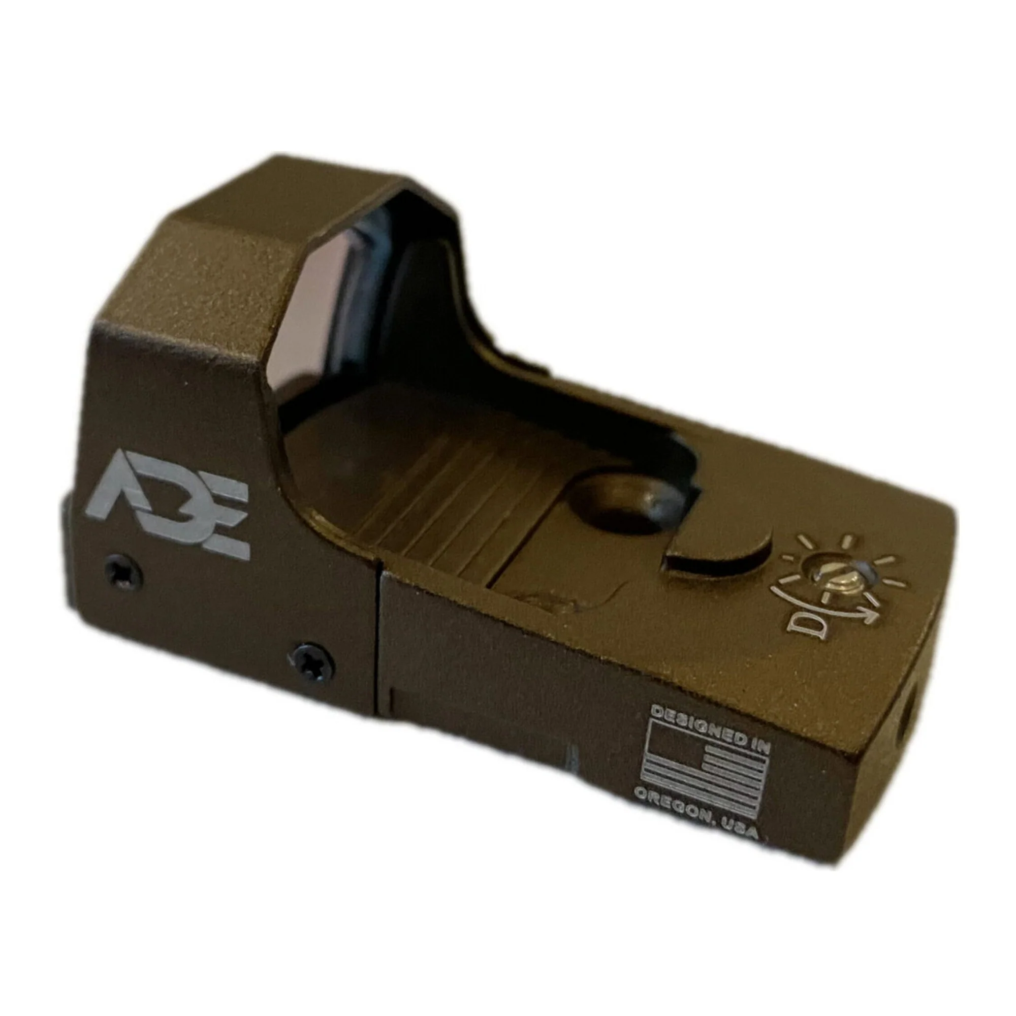 ADE Advanced Optics Huracan RD3-006B1S Green Dot Reflex Sight (FDE/TAN Body) - Image 2