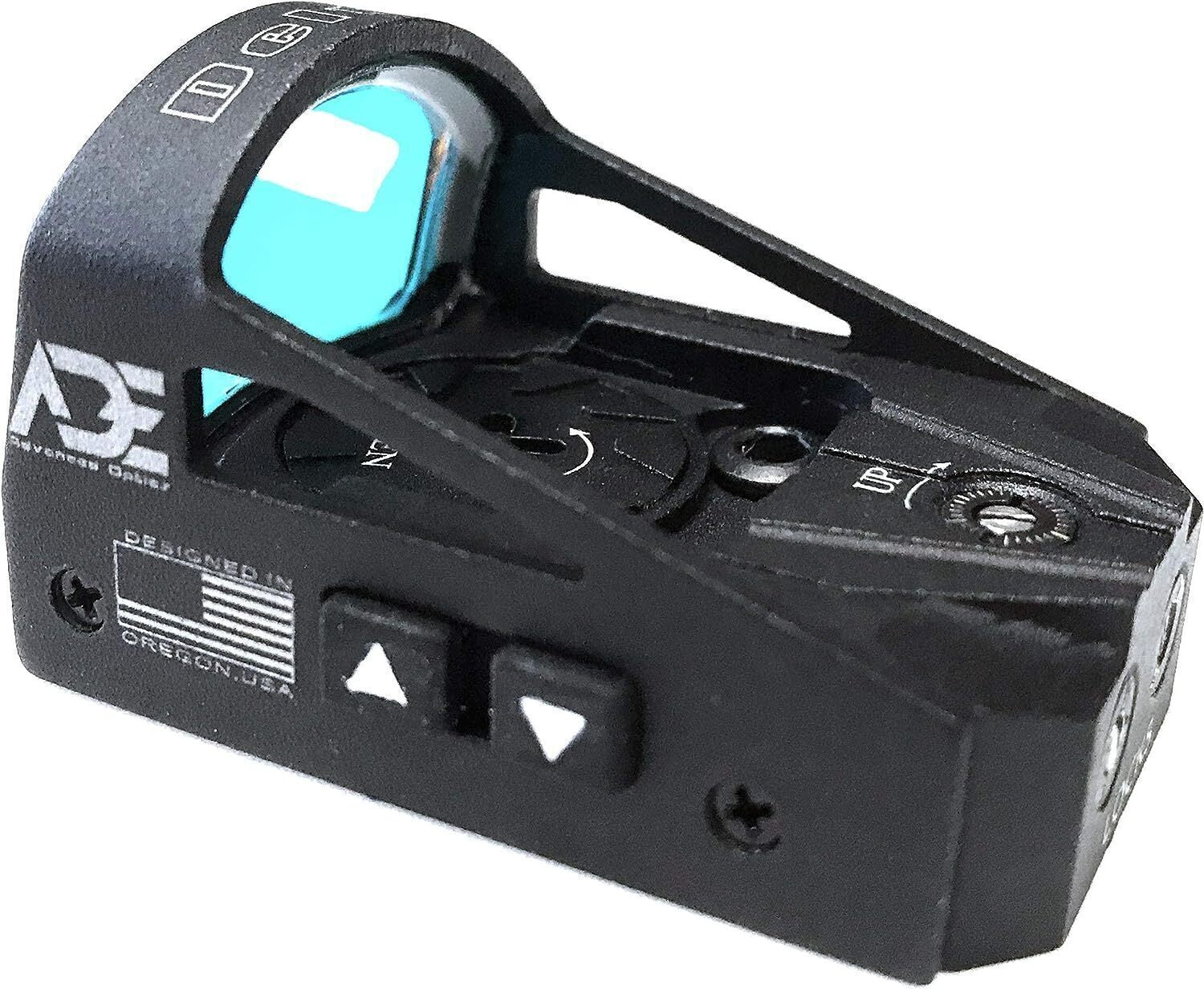 Ade Advanced Optics RD3-012 6 MOA Red Dot Mini Reflex Sight (Delta Green) - Image 2
