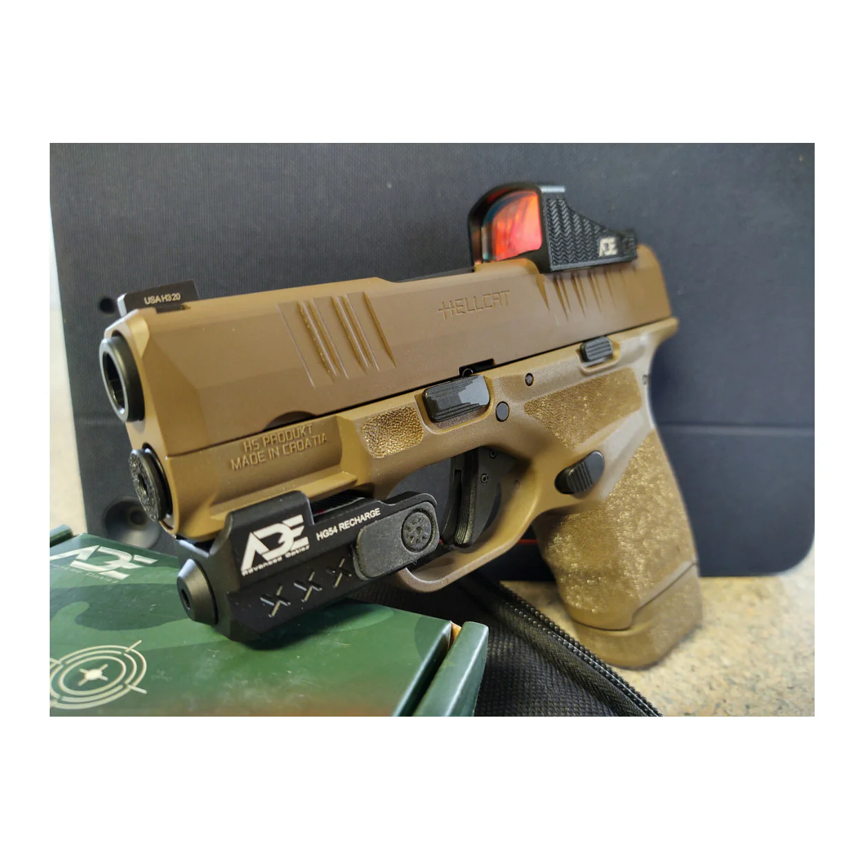 ADE Advanced Optics Spike RD3-018 Aluminum Micro Red Dot Sight (Black) - Image 7