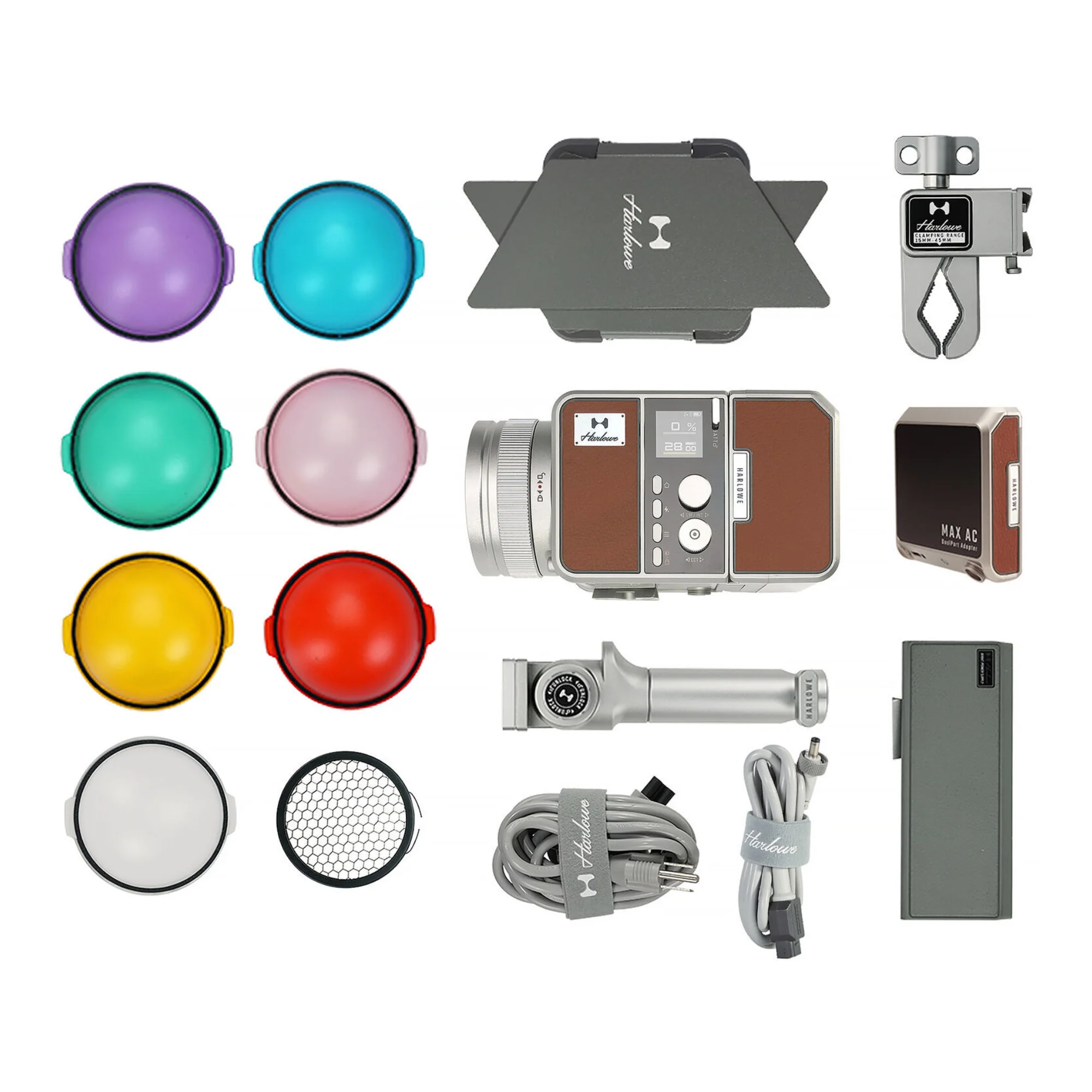 Harlowe Avant Max Creator Kit - 2700-6500K, Bi-Color LED Monolight (Brown) - Image 5