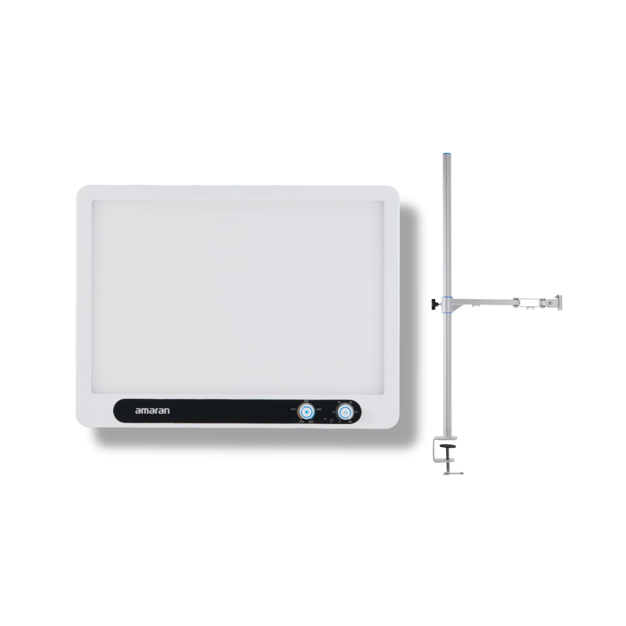 Amaran Verge Edge-Lit LED Panel Light Flicker-Free Eye-Safe (White, US) Bundle