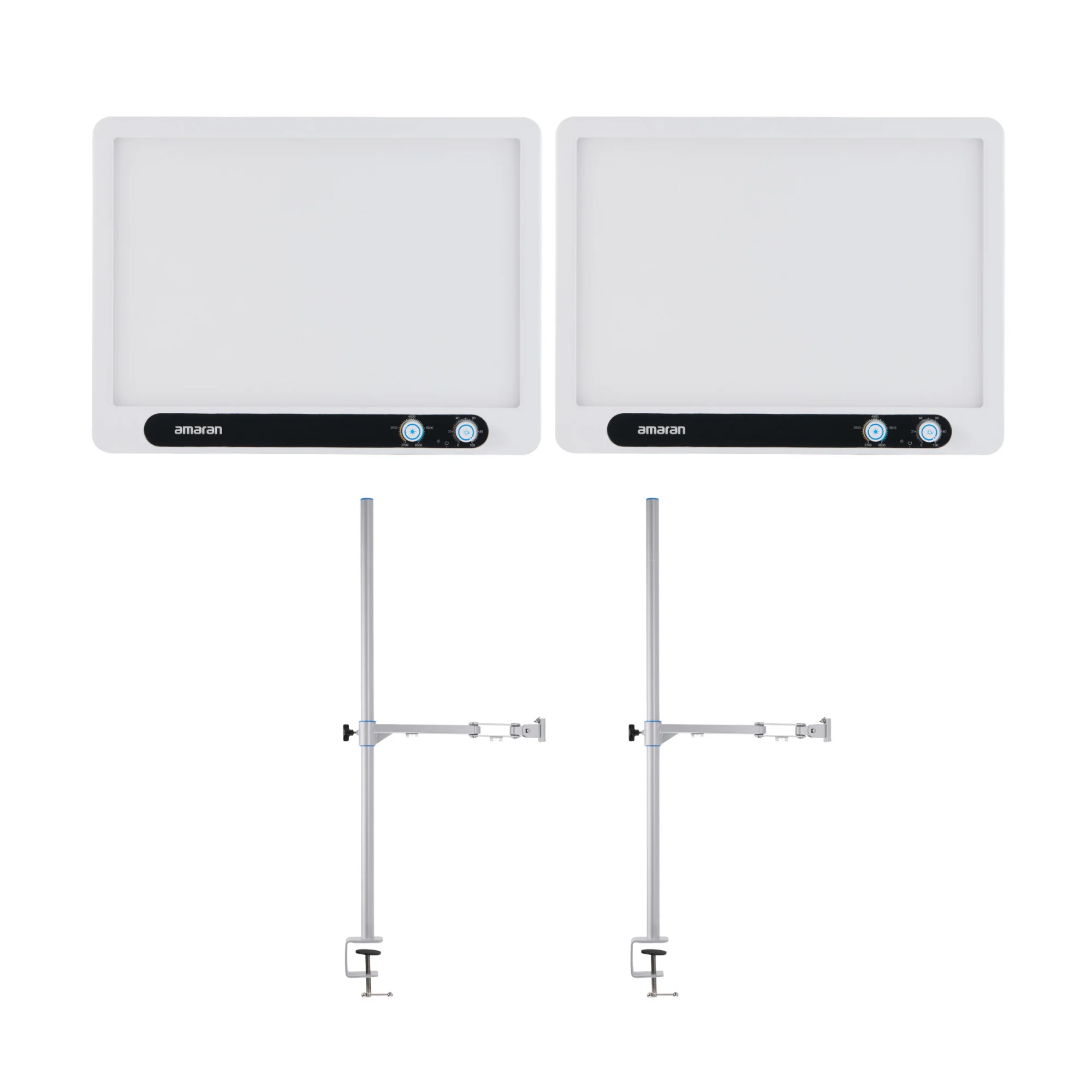 Amaran Verge Edge-Lit LED Panel Light (White, US) with Accessory Bundle