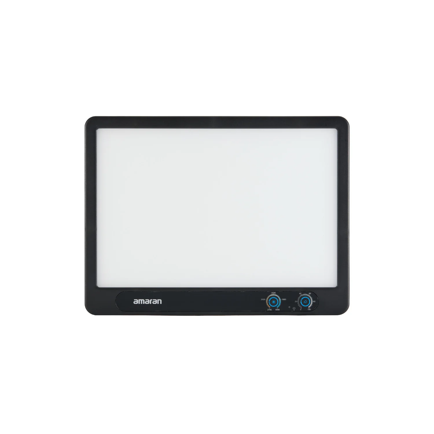 Amaran Verge Edge-Lit LED Panel Light Flicker-Free(Charcoal, US) with Base Stand - Image 2