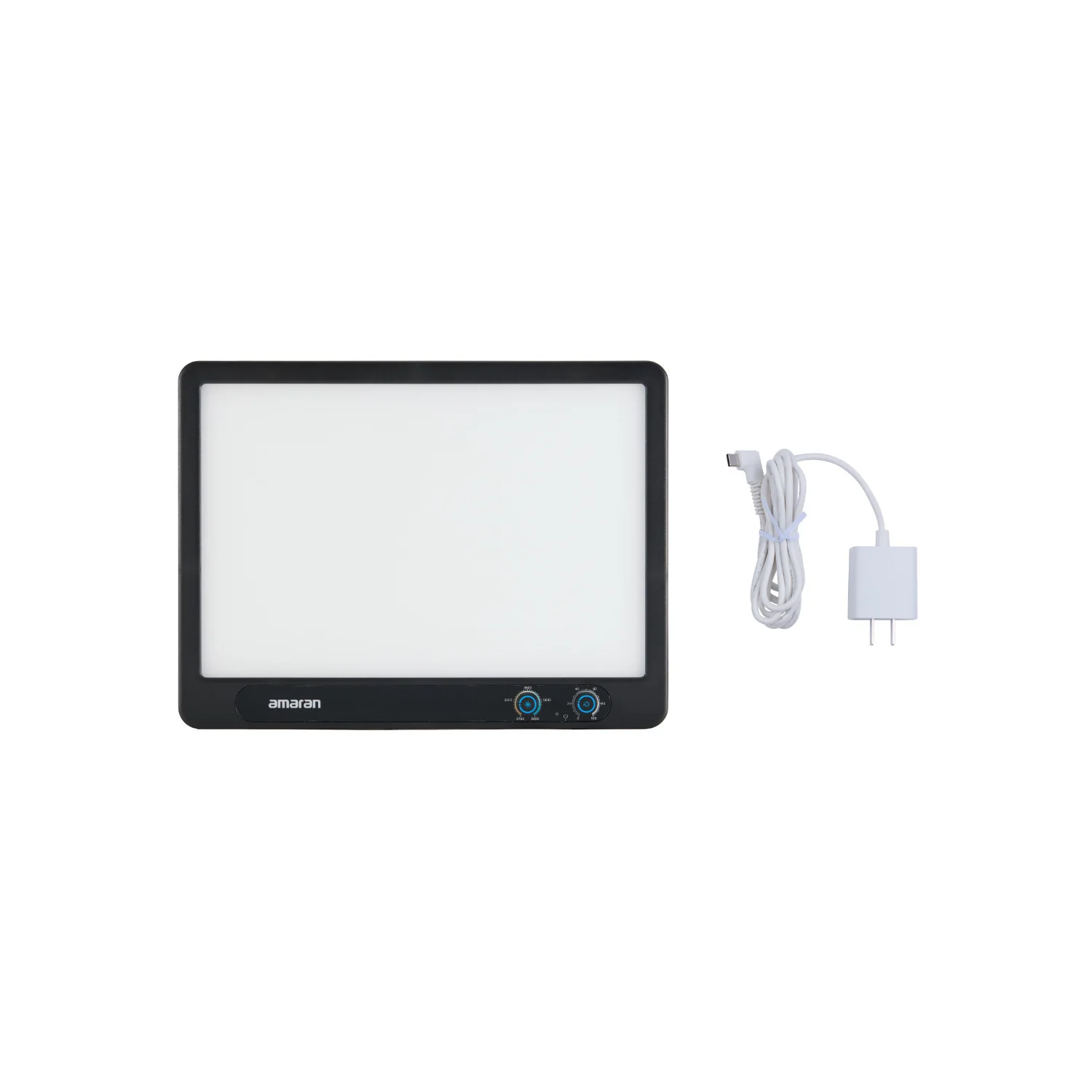 amaran Verge LED Panel Light (2-Pack Charcoal) with 2 x Desk Clamp Stand (Black) - Image 6