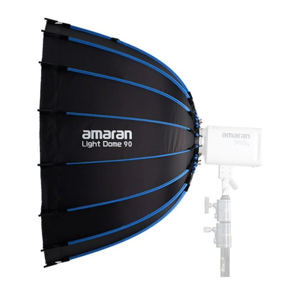 amaran Light Dome 90 3-Feet Large Circular Bowens Mount Softbox with Quick-Release Rod Design - Image 2