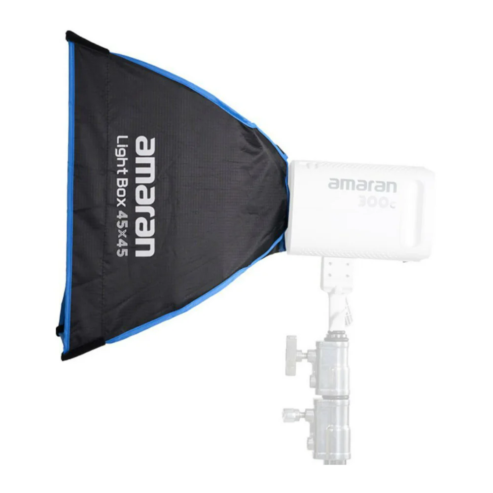 amaran Light Box 45 x 45 Compact Lightweight Square Bowens Mount Softbox with Collapsible Design - Image 2