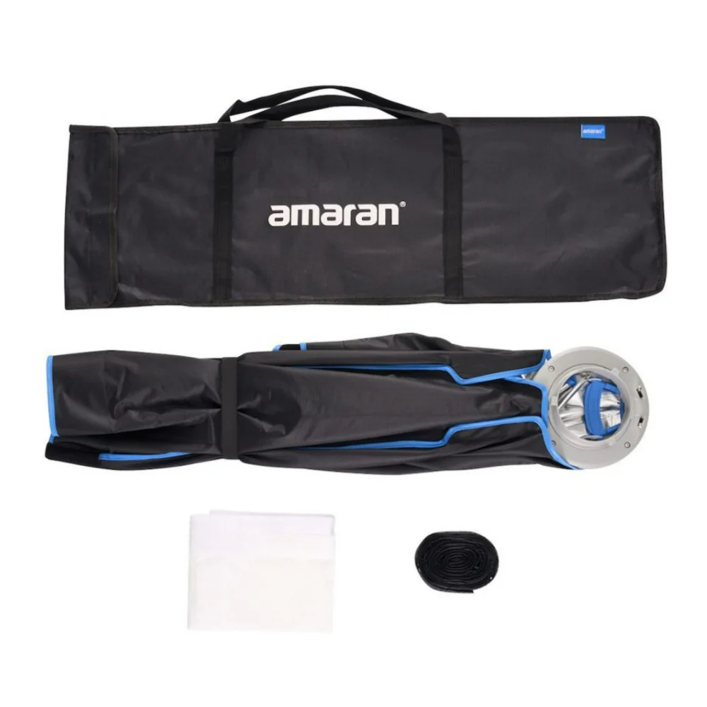 amaran Light Box 30x120 One-Snap Setup Narrow Rectangular Bowens Mount Softbox with Diffusion - Image 5