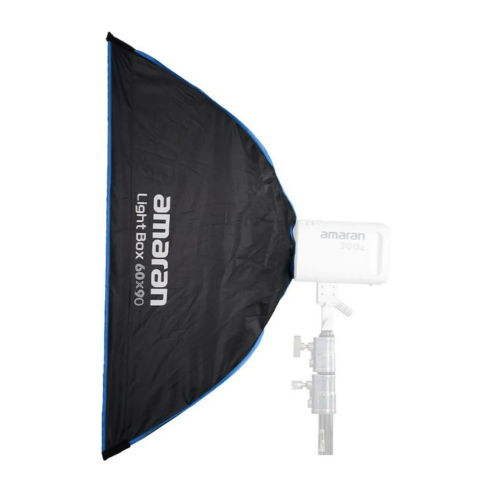 amaran Light Box 60x90 One-Snap Setup Slim Rectangular Bowens Mount Softbox with Light Control Grid - Image 2