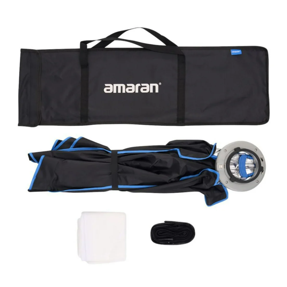 amaran Light Box 60x90 One-Snap Setup Slim Rectangular Bowens Mount Softbox with Light Control Grid - Image 5