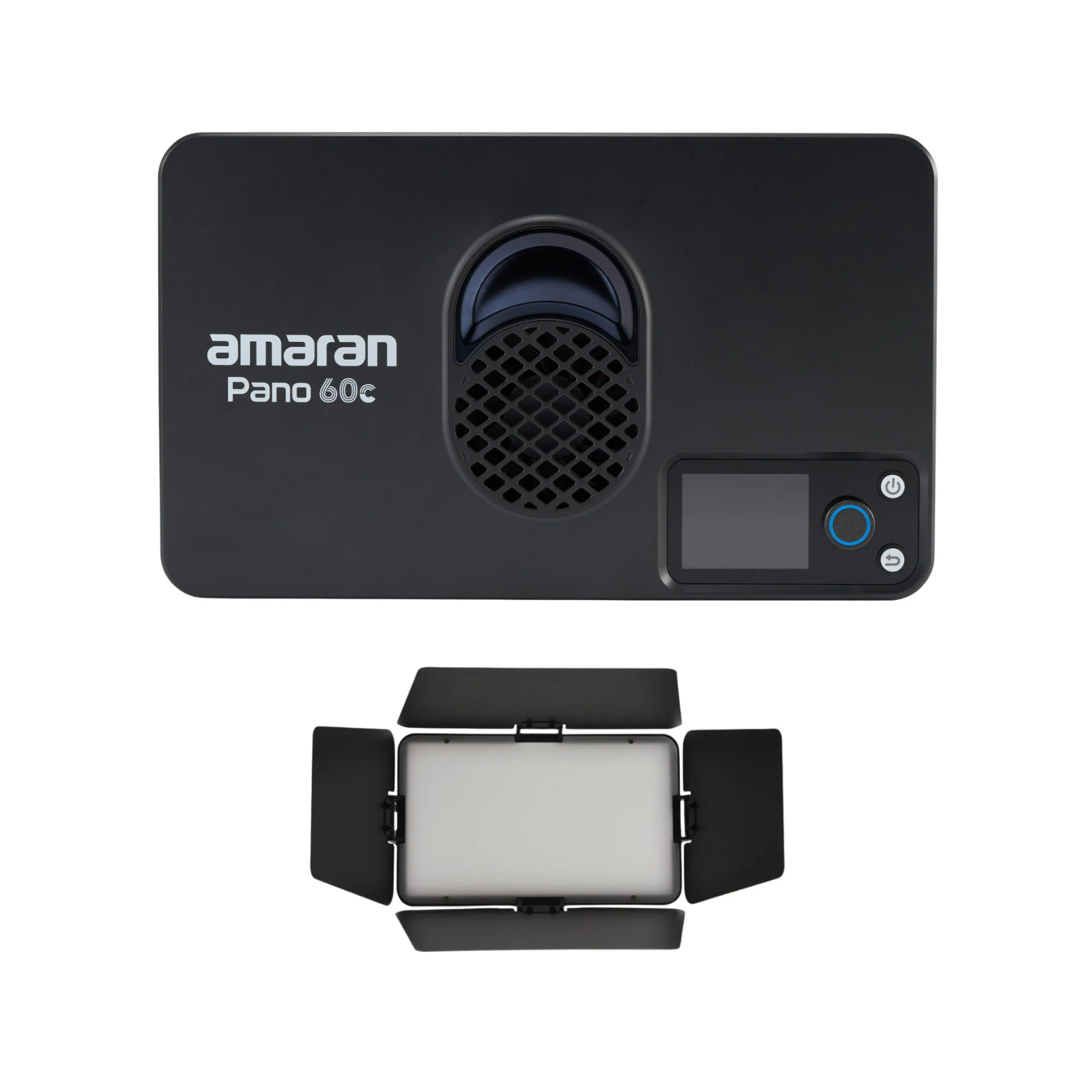 amaran Pano 60c Creator Kit (Charcoal) Bundle with Barn Doors (2 Items)