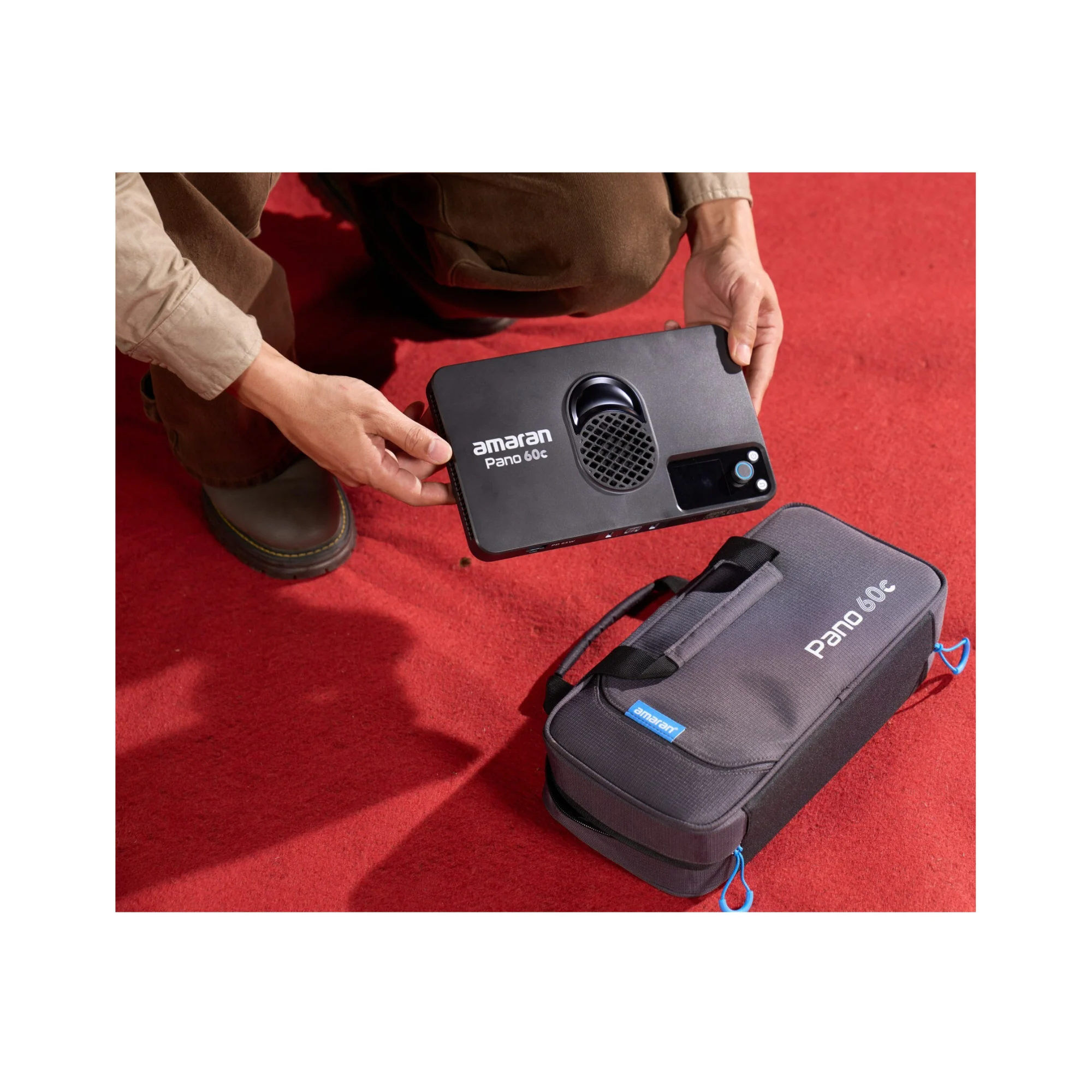 amaran Pano 60c Creator Kit (Charcoal) Bundle with Barn Doors (2 Items) - Image 6