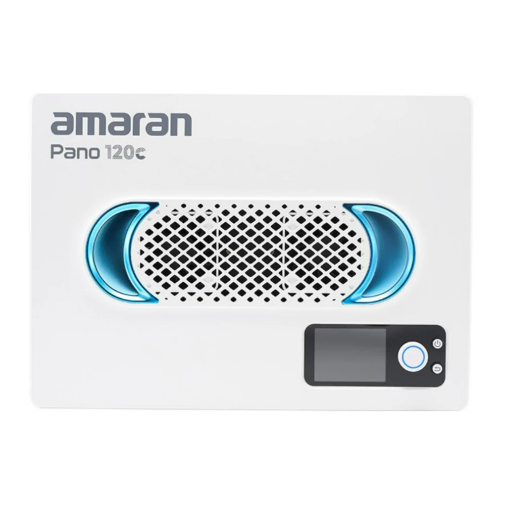 amaran Pano 120c Compact 120W Output RGBWW Full Color Panel Light All-In-One Creator Kit (White) - Image 3