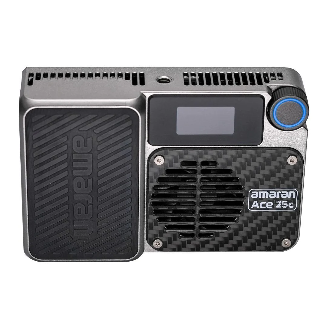 amaran Ace 25c RGBWW Full Color Compact LED Light with Ace Lock Quick-Release Mount (Silver)