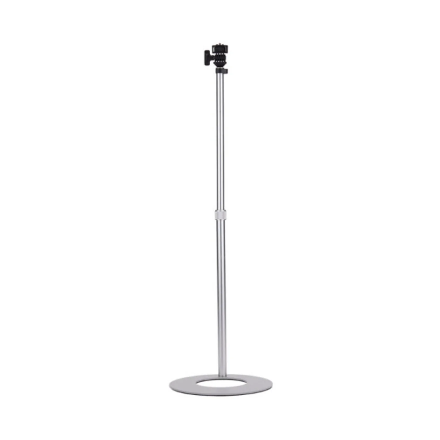 amaran Desk Stand with Steel Base and Adjustable Height and Tilt Angle (Silver) - Image 2