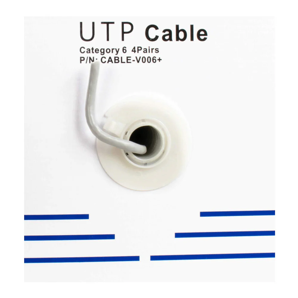 VIVO 500 ft Cat6 Ethernet Cable with CCA and 23 AWG UTP Bulk Pull Box (Gray) - Image 3