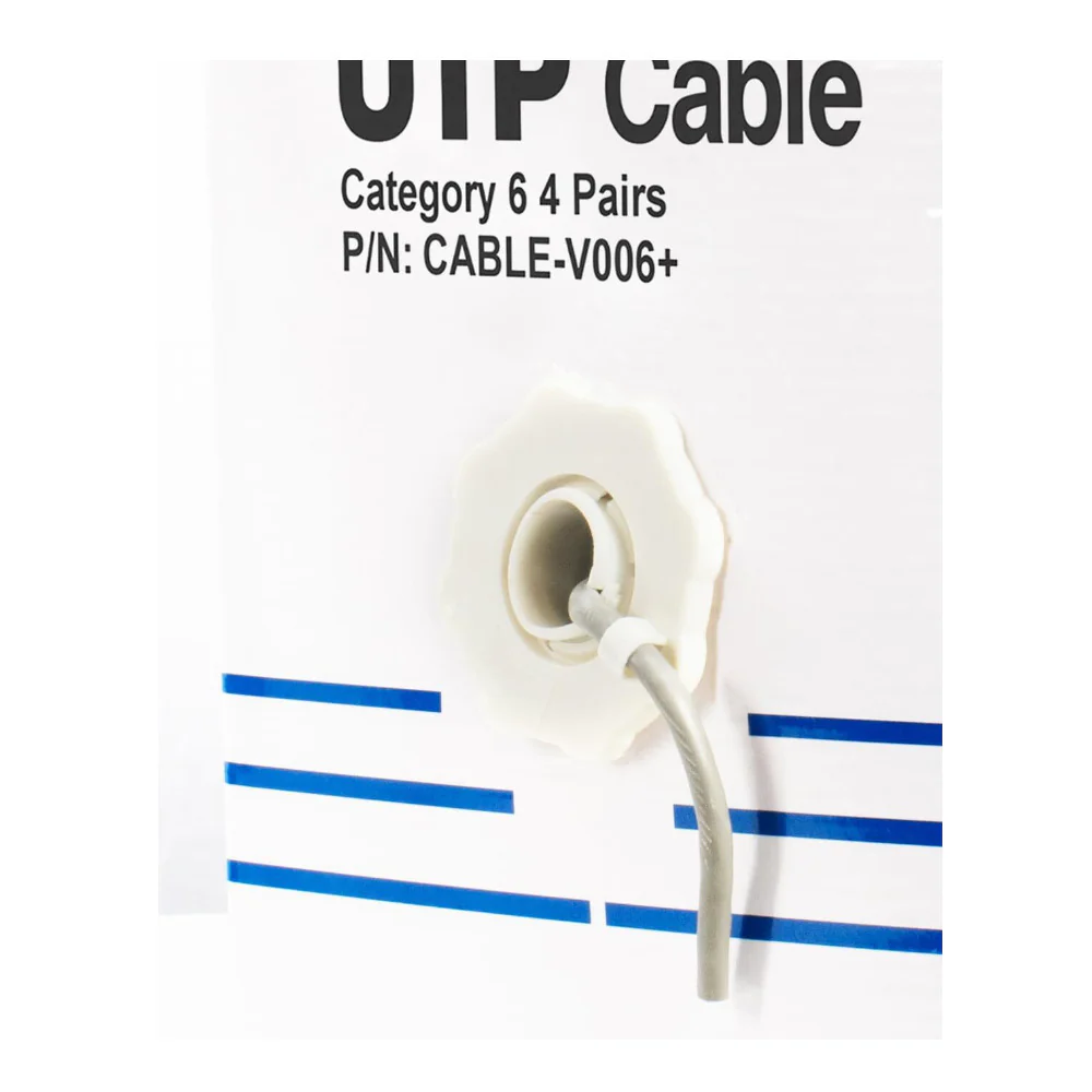 VIVO 500 ft Cat6 Ethernet Cable with CCA and 23 AWG UTP Bulk Pull Box (Gray) - Image 6