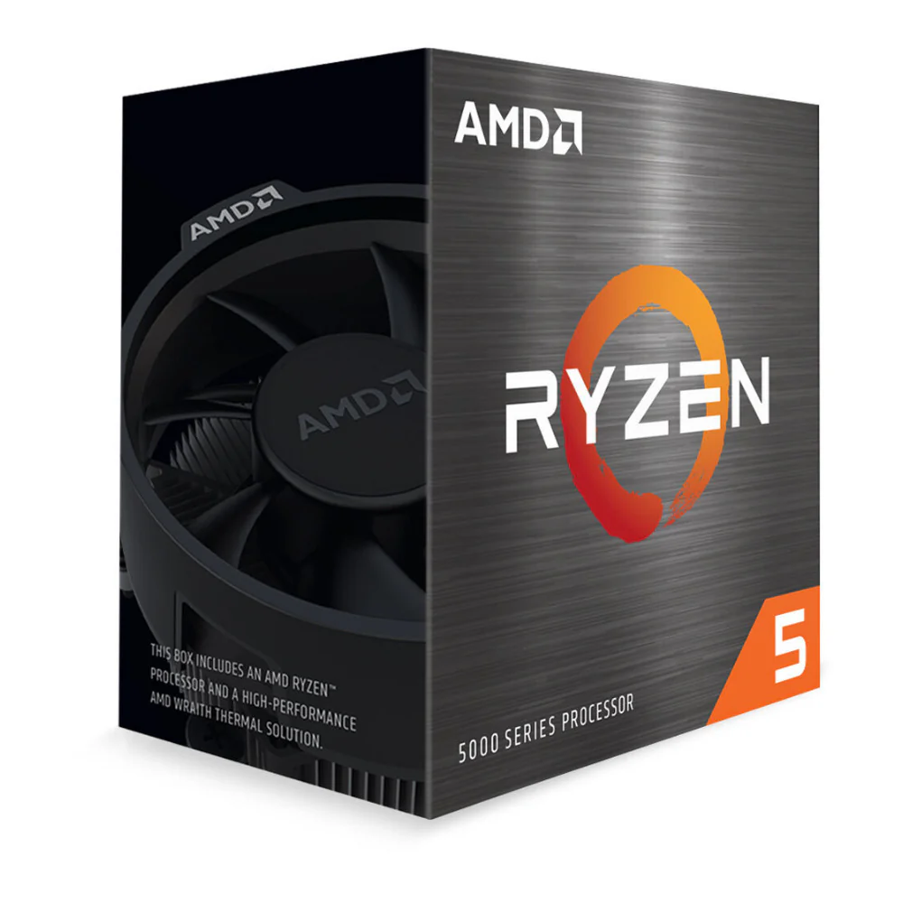 AMD Ryzen 5 5600 3.5 GHz 6-Core AM4 Desktop Processor with Wraith Stealth Cooler - Image 2