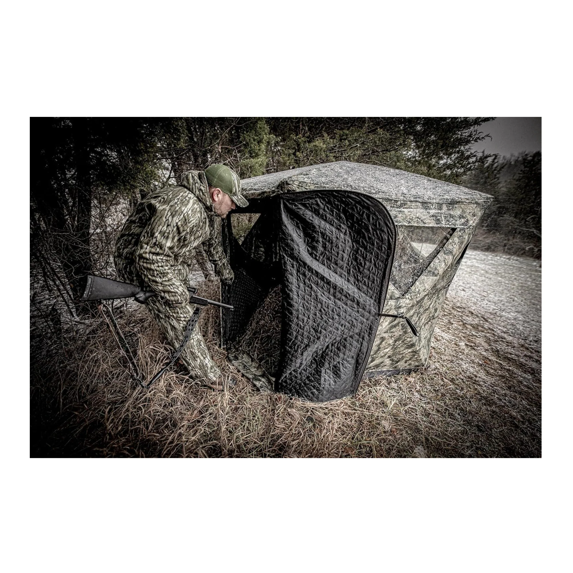 Ameristep Pro Series Thermal Hub Blind (Mossy Oak Elements Terra) - Image 3