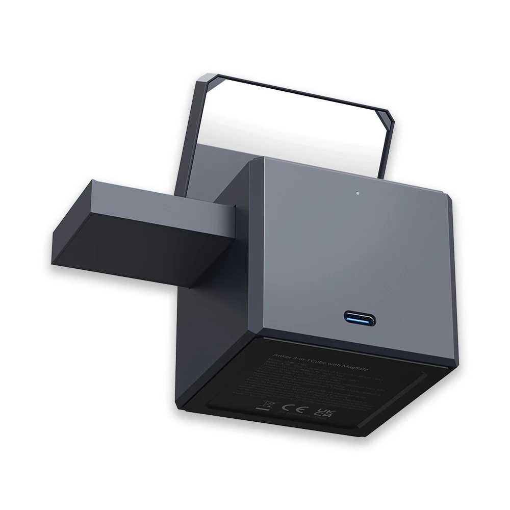 Anker 3-in-1 Wireless Charger with MagSafe for iPhone, Apple Watch, and AirPods - Image 3