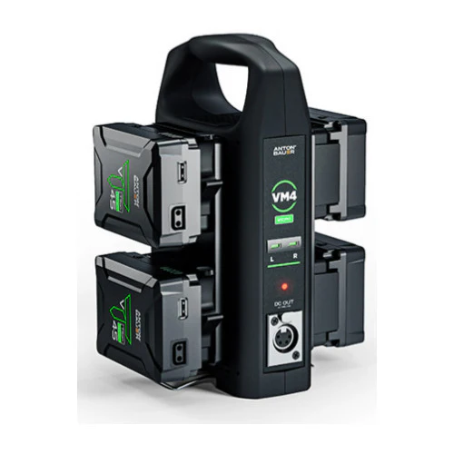 Anton Bauer VM4 Lightweight 4-Position Portable Micro Battery Charger (V-Mount) - Image 3