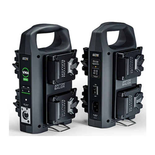 Anton Bauer VM4 Lightweight 4-Position Portable Micro Battery Charger (V-Mount) - Image 4