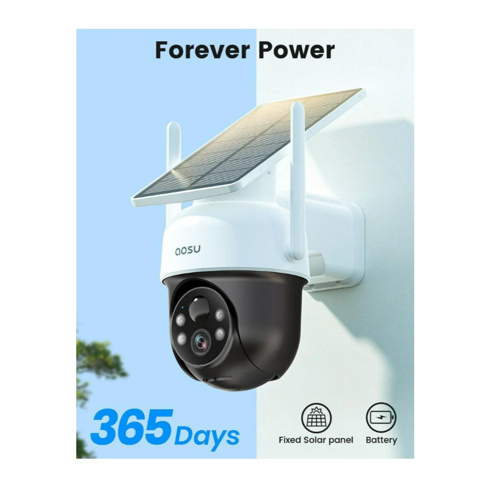 AOSU Security WirelessCam System Pro 2-Cam Kit and SolarCam D1 Classic 2K Camera - Image 9