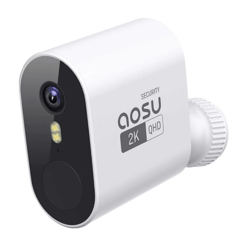 AOSU Security WirelessCam System Pro 2-Cam Kit with 2K Resolution and 32GB Memory (White) - Image 2