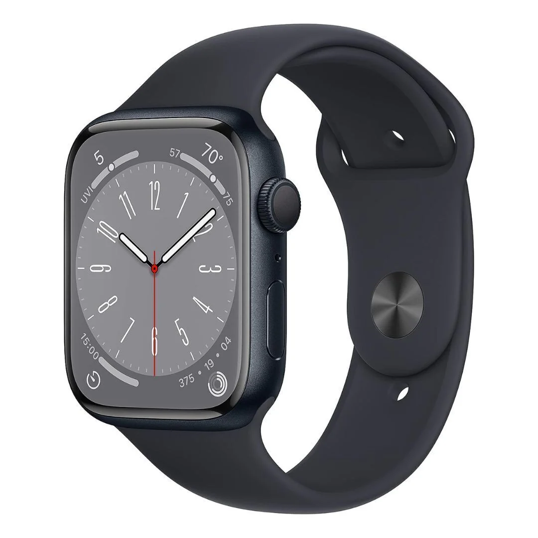 Apple Watch Series 8 (GPS + Cellular, 45mm) – Midnight Aluminum Case, M/L Band (Used)