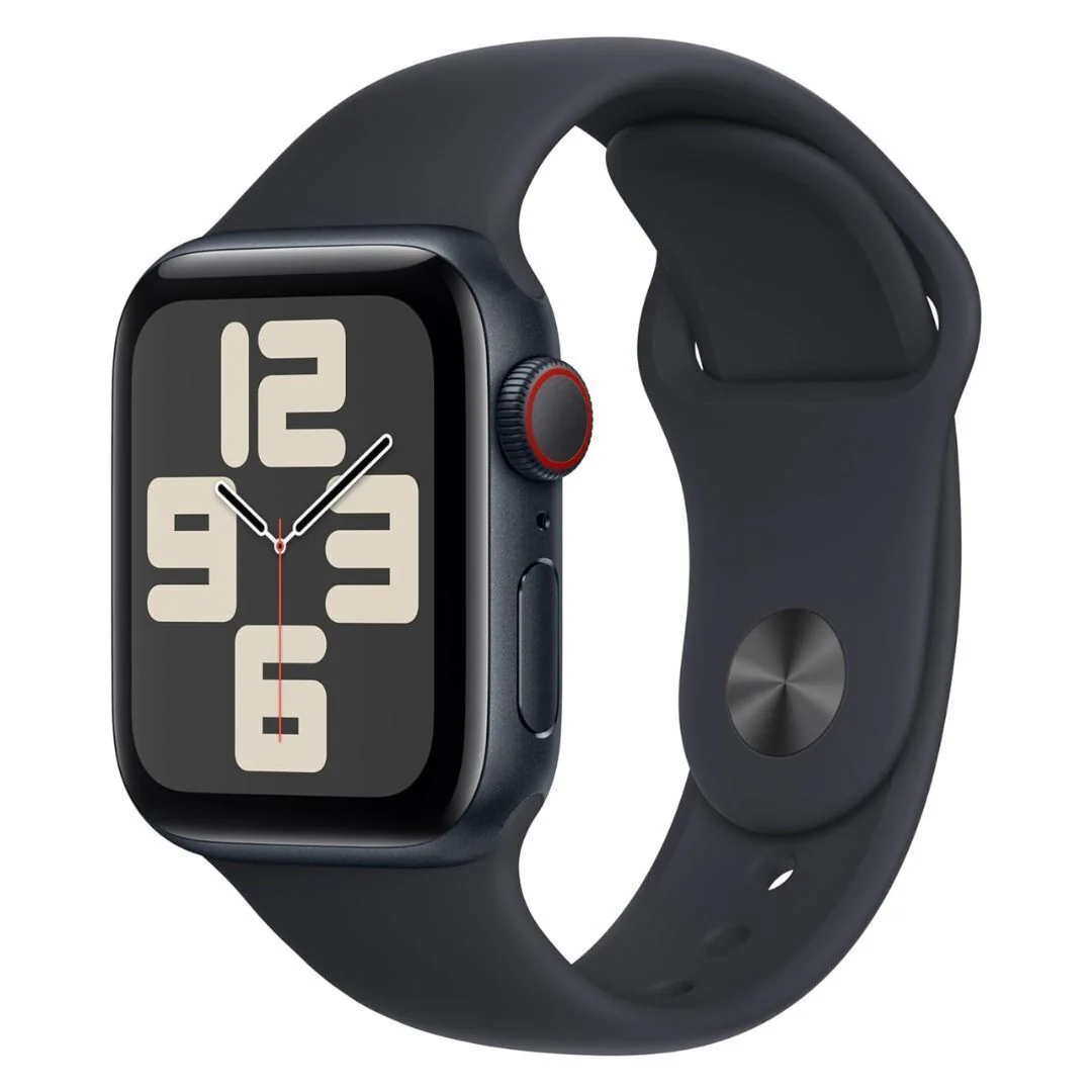 Apple Watch SE (2nd Gen) GPS + Cellular 40mm Midnight Aluminum Case with Midnight Band (Certified Refurbished)