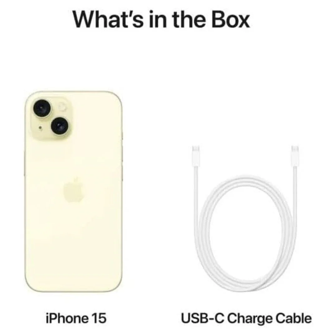Apple iPhone 15 128GB Unlocked (Yellow) (Used) - Image 5