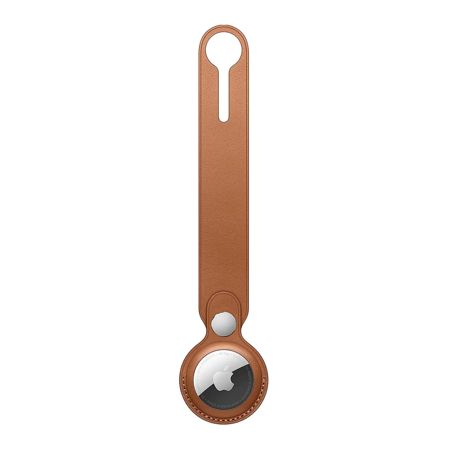 Apple Leather Loop for AirTag (Saddle Brown) - Image 7