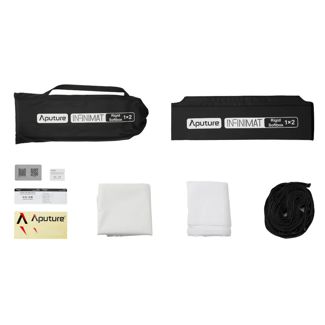 Aputure INFINIMAT Rigid Softbox 1x2 Collapsible Hook-and-Loop Light Modifier - Image 5