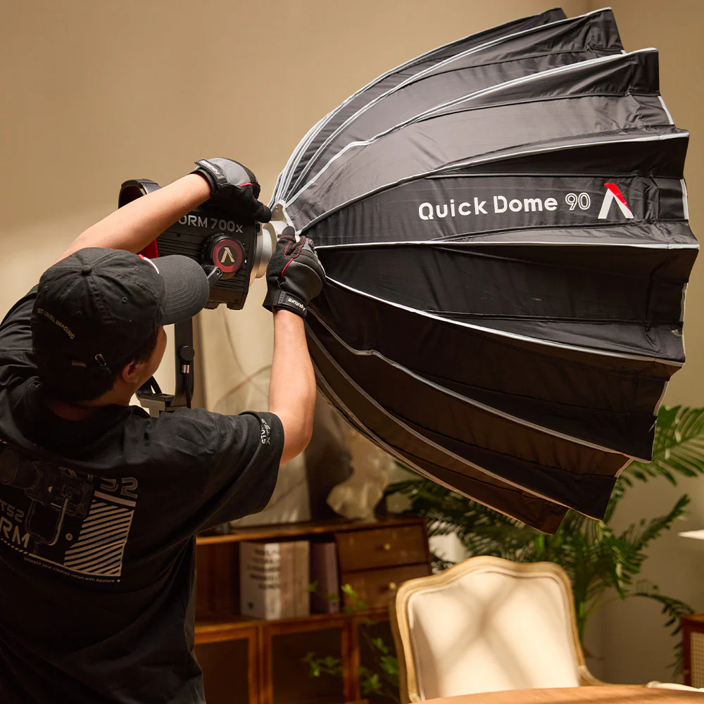 Aputure Quick Dome 90 Circular Bowens Mount 35 inches Softbox - Image 7