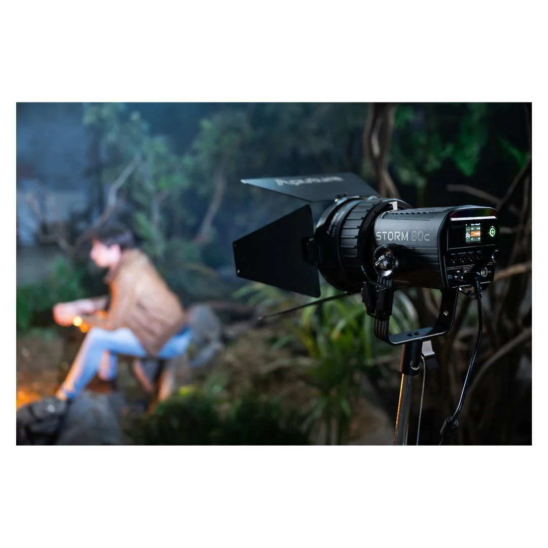 Aputure STORM 80c IP65 Weather-Resistant 80W Full-Color Compact Point Source Fixture (Black) - Image 6
