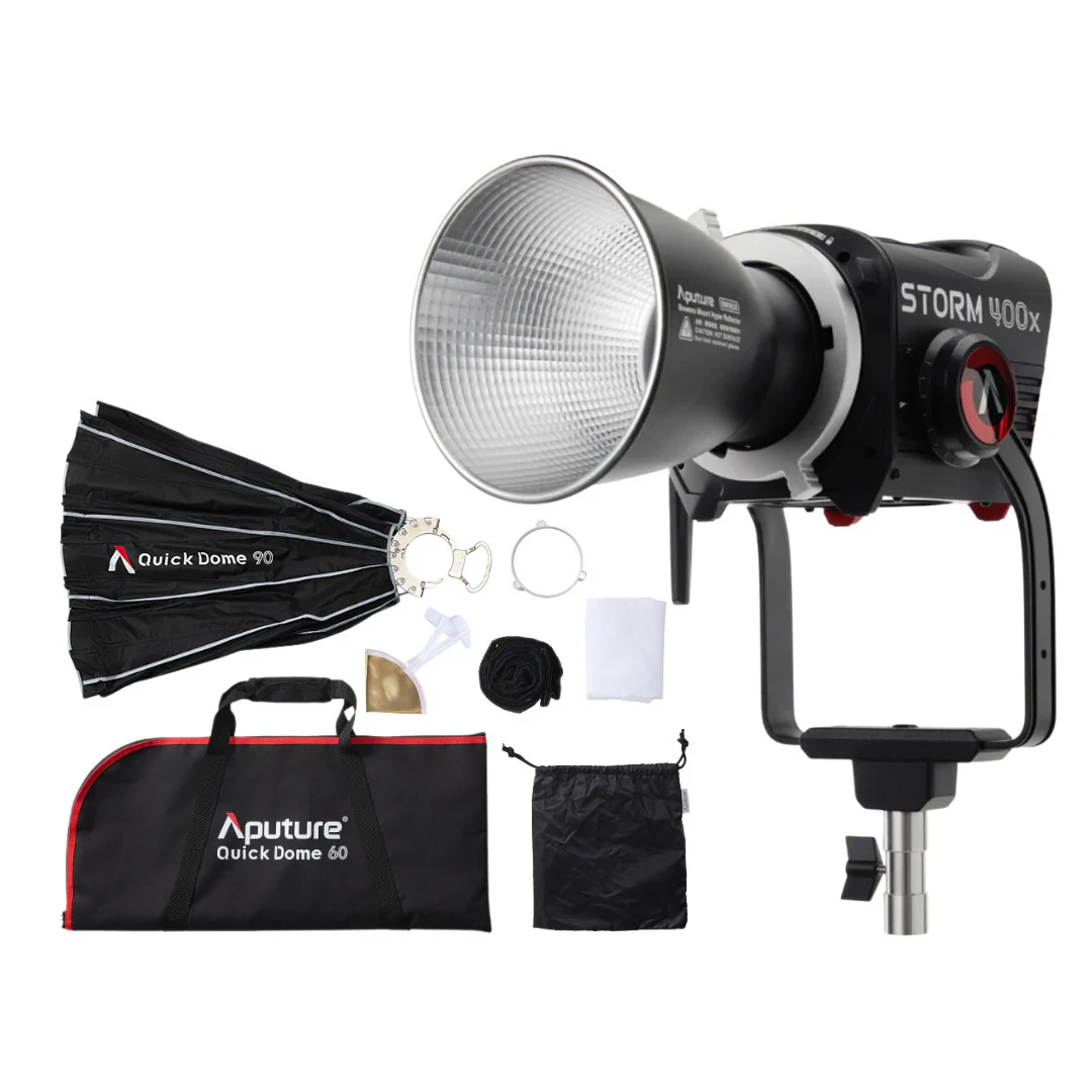 Aputure STORM 400x (V-Mount) (US) Bundle with 35-Inch Softbox and Carrying Bag