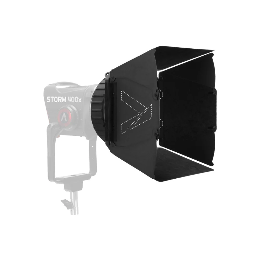 Aputure STORM 400x (A-Mount) with CF7 Fresnel and Barn Doors Kit Bundle - Image 3