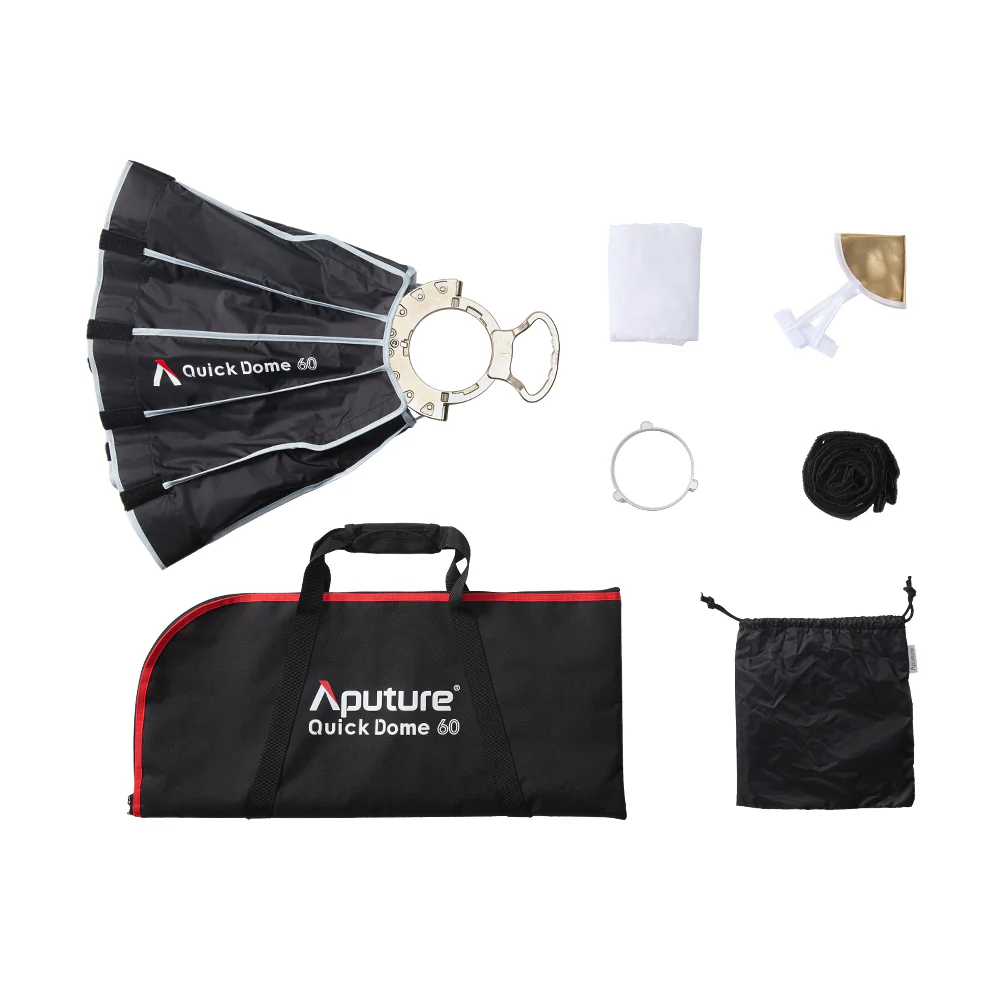 Aputure STORM 400x Tunable White LED Monolight (Gold Mount) with 24-Inch Softbox - Image 9