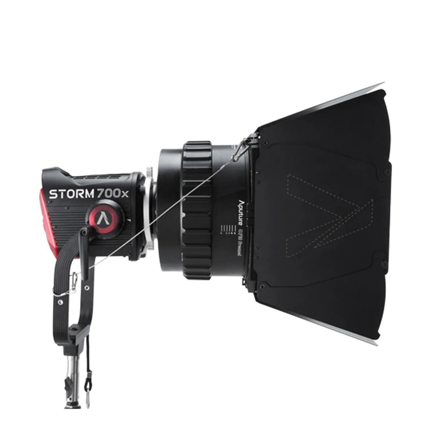 Aputure Storm 700x LED Monolight Bundle with CF10 Fresnel and Barn Doors Kit - Image 16