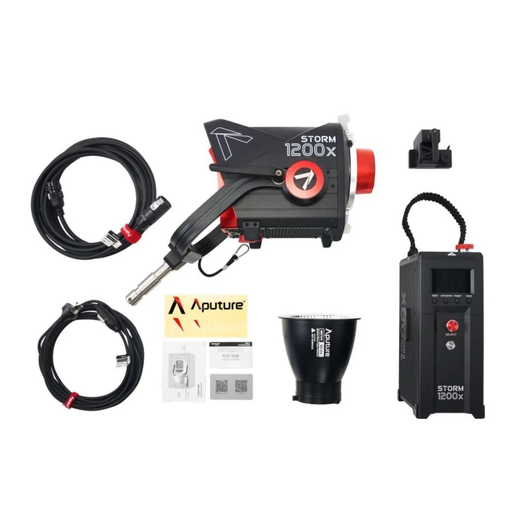 Aputure Storm 1200x Dual-Color Point Source Light Fixture with Advanced Dimming Technology (Black) - Image 10
